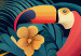Bild Birds in the Jungle - Toucans Among Lush Exotic Flowers and Foliage 151809 additionalThumb 4
