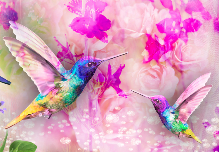 Wandbild Colourful Hummingbirds (1 Part) Narrow 108029 additionalImage 4