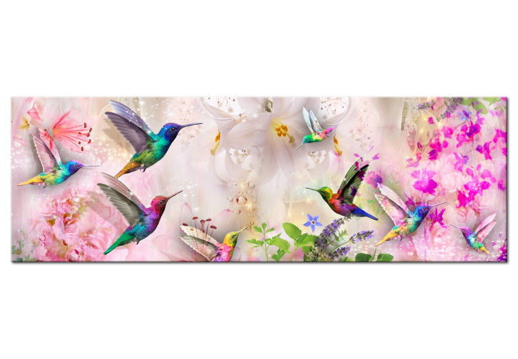 Wandbild Colourful Hummingbirds (1 Part) Narrow 108029