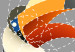 Bild auf Leinwand Toucan in Cirlces (1 Part) Vertical 126929 additionalThumb 5