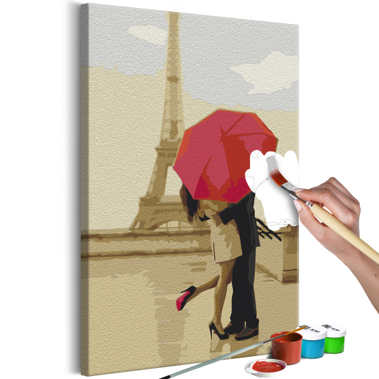 Malen nach Zahlen-Bild für Erwachsene Kiss in Paris 132329 additionalImage 3