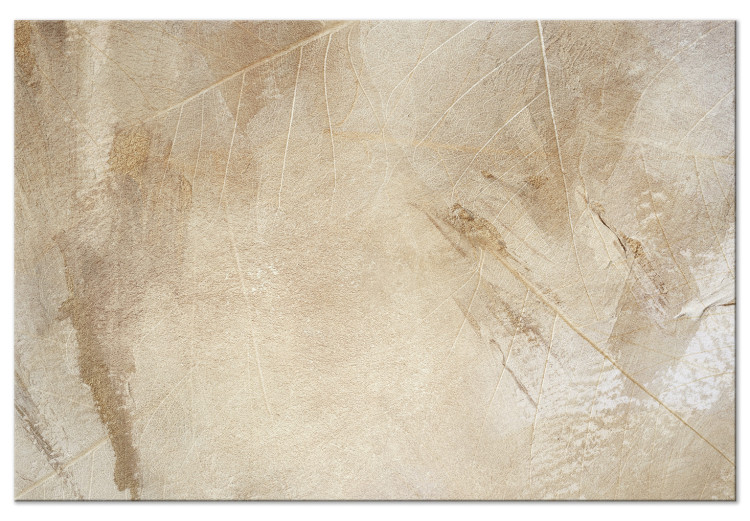 Leinwandbild Blätter von Nahem - Abstraktion mit einem Boho-Stil 135929
