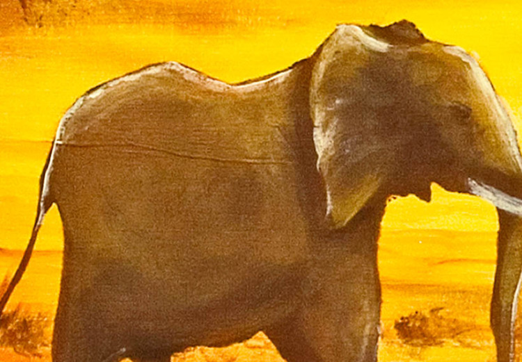 Wandbild Ein Elefant an der Tränke 49229 additionalImage 2