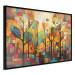 Wandposter Colored Forest - A Geometric Composition Inspired by Klimt’s Style 151139 additionalThumb 10