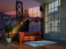 Vlies Fototapete Architektur von San Francisco - beleuchtete Golden Gate Bridge 97239