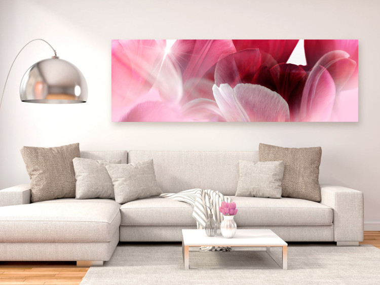 Bild auf Leinwand Flowers: Pink Tulips 98039 additionalImage 3