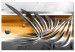Wandbild XXL Silver Wings - Orange [Large Format] 132349