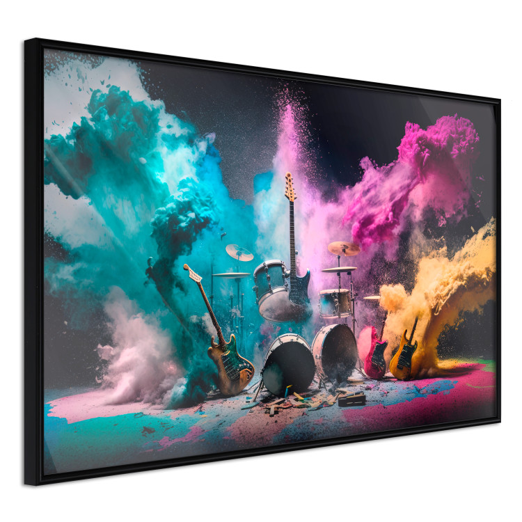 Poster Exploding Instruments - Rock Scene With Drums and Guitars 150649 additionalImage 5