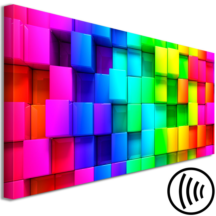 Wandbild Colourful Cubes (1 Part) Narrow 113759 additionalImage 6