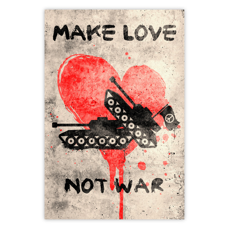 Poster Not Love Poster Make War - [Poster]