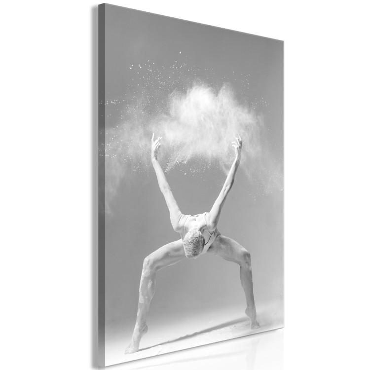 Bild auf Leinwand Ausdruck im Tanz (1-teilig) - Ballett in Schwarz-Weiß 115169 additionalImage 2