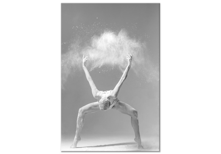 Bild auf Leinwand Ausdruck im Tanz (1-teilig) - Ballett in Schwarz-Weiß 115169