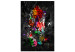 Leinwandbild Colourful Animals: Panther (1 Part) Vertical 126979