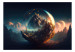 Fototapete A Magical Valley - A Mountain Landscape in a Glass Ball With Planets in the Background 150679 additionalThumb 1