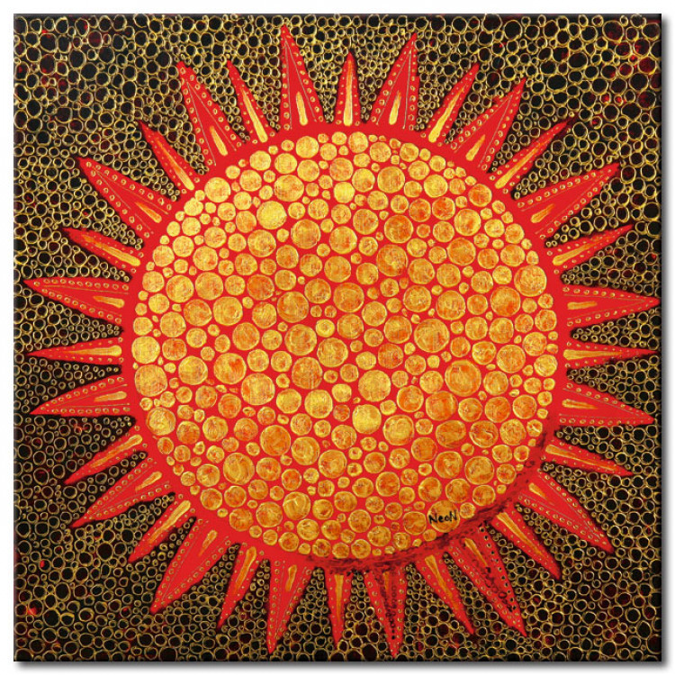 Wandbild Goldene Sonne  48279