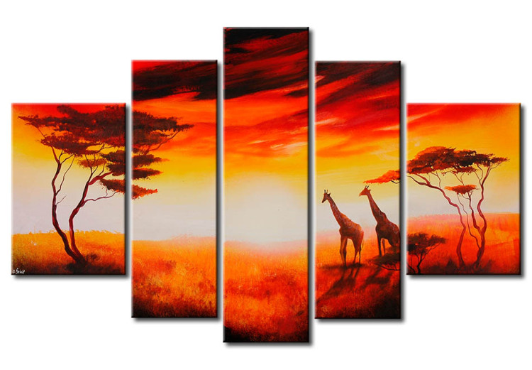 Wandbild Paar von Giraffen  49479