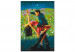 Wandbild zum Ausmalen Tango in the Moonlight - A Dancing Couple in a Colorful Meadow 144089 additionalThumb 7