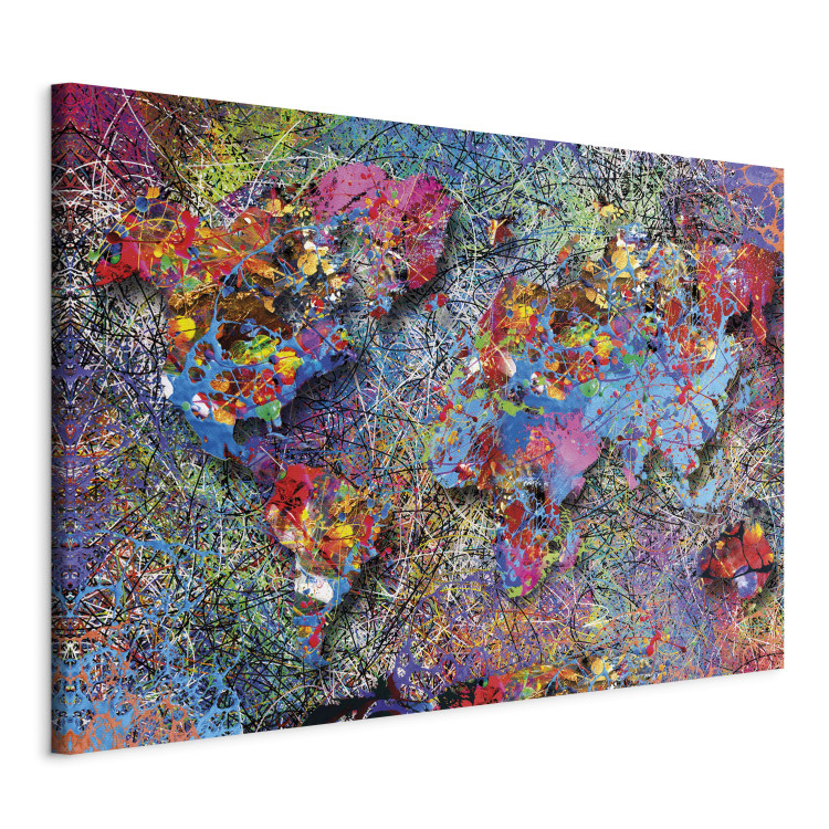 Leinwandbild Jackson Pollock Kunstdruck Inspiration 92599 additionalImage 2