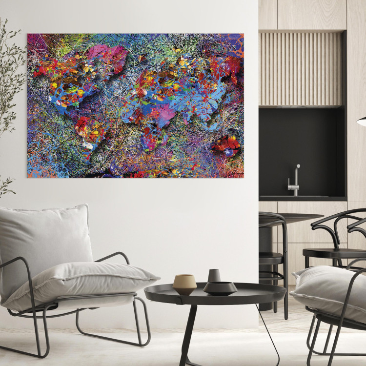 Leinwandbild Jackson Pollock Kunstdruck Inspiration 92599 additionalImage 5